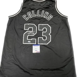 Zach Collins signed jersey PSA/DNA San Antonio Spurs Autographed
