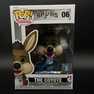 Zach Collins Signed The Coyote Funko Pop PSA/DNA Encapsulated San Antonio Spurs
