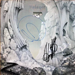 YES Relayer SIGNED Vinyl Record JON ANDERSON Alan White