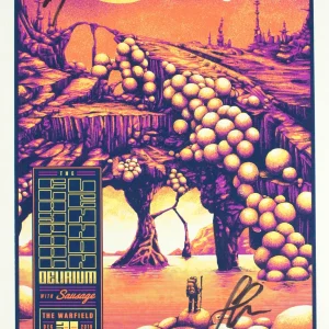 Sean Lennon Les Claypool signed concert poster, San Francisco 2019 ACOA