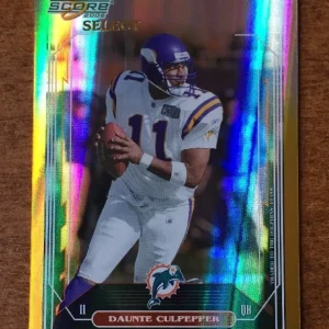 2006 Score Select #151 DAUNTE CULPEPPER Gold Refractor #150 Football #ED /50