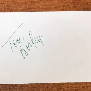 Tom Bosley Autographed Index Card SIGNED JSA COA