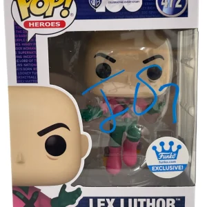 JESSE EISENBERG SIGNED LUX LUTHOR FUNKO 472 FIGURE AUTHENTIC AUTOGRAPH BECKETT