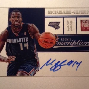 2012-13 Elite Michael Kidd-Gilchrist Inscriptions Auto RC On Card Hornets
