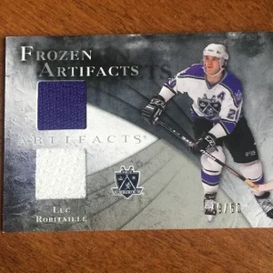 LUC ROBITAILLE 2010-11 UD FROZEN ARTIFACTS DUAL GAME WORN JERSEYS #ED /50