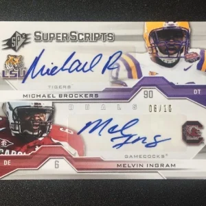 2012 SPX SIGNATURE SUPER SCRIPTS DUAL AUTO INGRAM BROCKERS #ED /10
