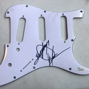DWIGHT YOAKAM SIGNED STRATOCASTER PICKGUARD JSA COA