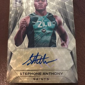2015 Spectra STEPHONE ANTHONY ROOKIE CARD/AUTO #212 GOLD VINYL 1/1 Wow
