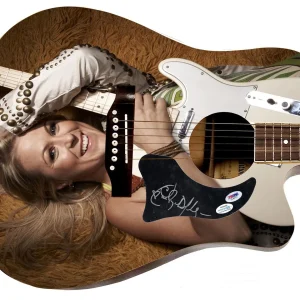 Carolyn Dawn Johnson Autographed 1:1 Signature Edition Graphics Photo Guitar