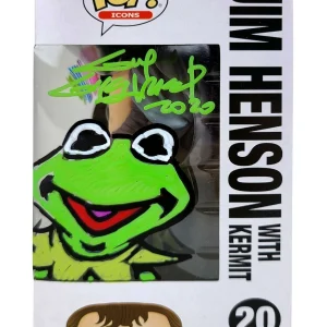 Guy Gilchrist Signed Funko Pop Kermit Jim Henson w Art Sketch ACOA
