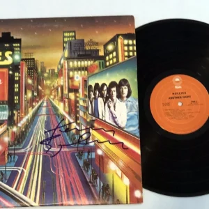 The Hollies Terry Sylvester Another Night Autographed Vinyl Album Lp
