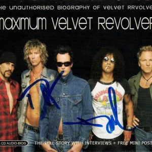 Velvet Revolver Autographed Signed Maximum Bio