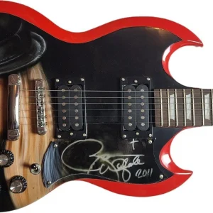 Zakk Wylde Autographed Signed Hand Airbrushed Painting Guitar UACC AFTAL
