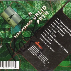 Alan Parsons Autographed Signed Valid Path CD