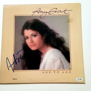 Amy Grant Autographed Signed Age to Age Album LP ACOA
