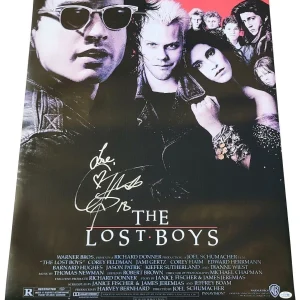 Corey Feldman Autographed "Love" The Lost Boys Movie Poster ACOA
