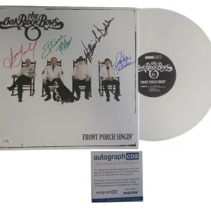 The Oak Ridge Boys Autographed Front Porch Singing Signed LP Album ACOA ACOA
