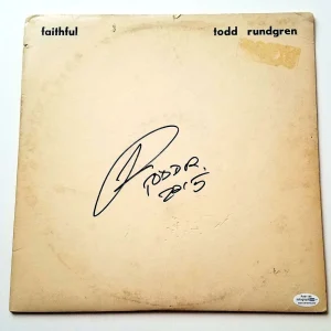 Todd Rundgren Autographed Signed Faithful Album LP ACOA
