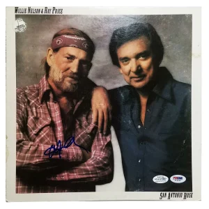 Willie Nelson Autographed Signed Record Album LP ACOA PSA
