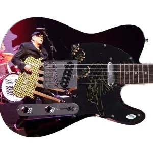 Cheap Trick Rick Nielsen Autographed Signed Custom Photo Graphics Guitar ACOA JS
