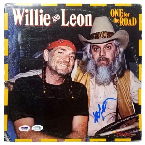 Willie Nelson Autographed Signed Record Album LP ACOA PSA
