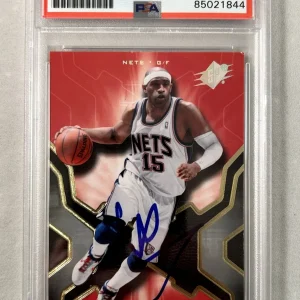 Vince Carter Signed Card 2007 Upper Deck #18 PSA/DNA COA
