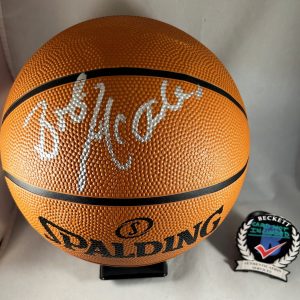 Bob McAdoo Signed Basketball Miami Heat Beckett BAS COA
