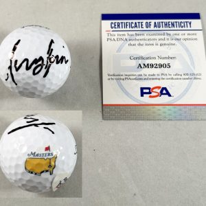 Tony Finau Signed Masters Golf Ball PSA/DNA COA

