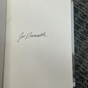 Joe Namath signed autographed book All the Way New York Jets First Edition
