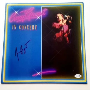 Amy Grant Autographed Signed In Concert Album LP ACOA
