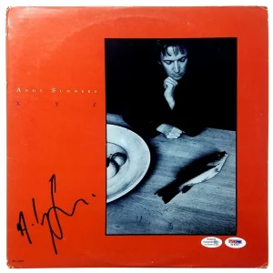 Andy Summers Autographed Signed XYZ Record Album LP The Police ACOA PSA

