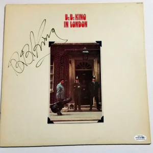 B.B. King Autographed Signed Album Record LP ACOA
