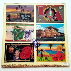 Beach Boys Autographed X2 Mike & Bruce Signed Album LP ACOA