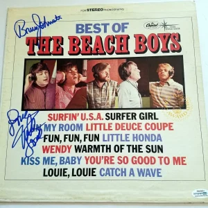 Beach Boys Autographed X2 Mike & Bruce Signed Record Album LP ACOA