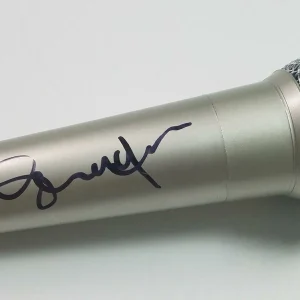 Deep Purple Autographed Signed Glenn Hughes Microphone Exact Video Proof ACOA