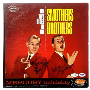 Smothers Autographed Signed Record Album LP ACOA PSA
