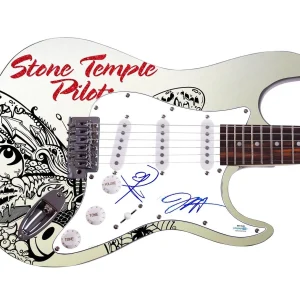 Stone Temple Pilots Autographed Signed Custom Graphics Guitar ACOA
