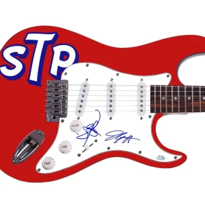 Stone Temple Pilots Autographed Signed Custom Graphics Guitar ACOA
