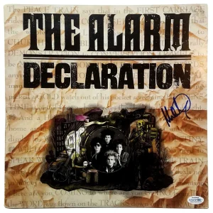 The Alarm Mike Peters Autographed Album Record LP ACOA
