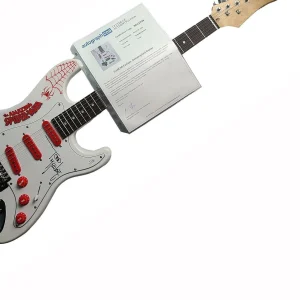 Todd McFarlane Autographed Signed Venom Graphics Guitar ACOA
