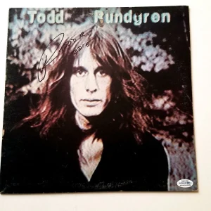Todd Rundgren Hermit Of Mink Hollow Autographed Album LP ACOA
