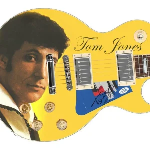 Tom Jones Autographed Signed Photo Graphics Guitar ACOA ACOA
