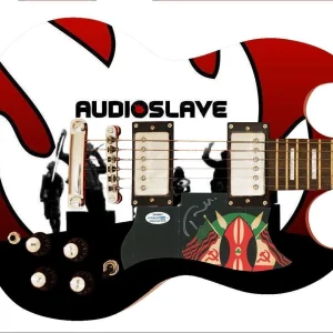 Tom Morello Autographed Signed Audioslave Custom Photo Graphics Guitar ACOA ACOA
