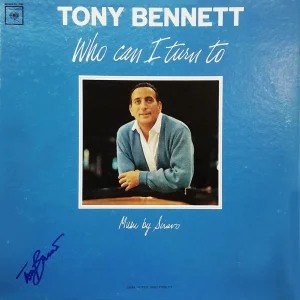 Tony Bennett Autographed Signed Album Record LP

