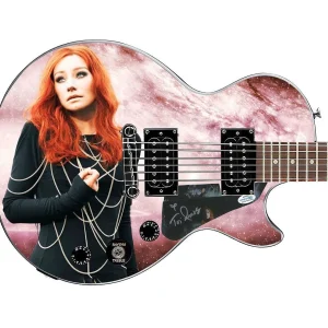 Tori Amos Autographed Gibson Epiphone Les Paul Photo Graphics Guitar ACOA ACOA