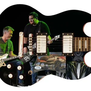 Wolfgang Van Halen Autographed Signed Custom Photo Graphics Guitar ACOA ACOA
