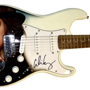Alice Cooper Autographed Signed Custom Airbrushed Guitar ACOA
