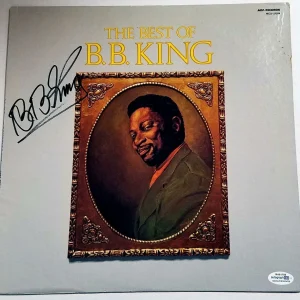 B.B. King Autographed Signed Album Record LP ACOA
