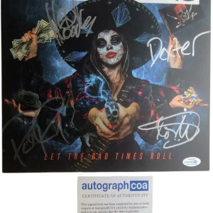 The Offspring Let The Bad Times Roll Autographed Album ACOA
