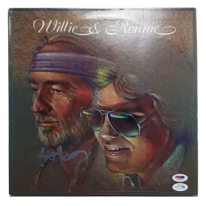 Willie Nelson Autographed Signed Record Album LP ACOA PSA
